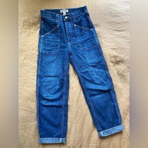 NWT Rivet & Thread/ Madewell High-Rise Relaxed Straight Jeans